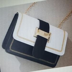 Two Tone Chain  Bag